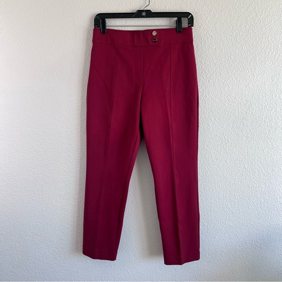 SPANX Pants - Spanx Women's Perfect Pant Ponte Tab Front Ankle Straight Trouser Pants